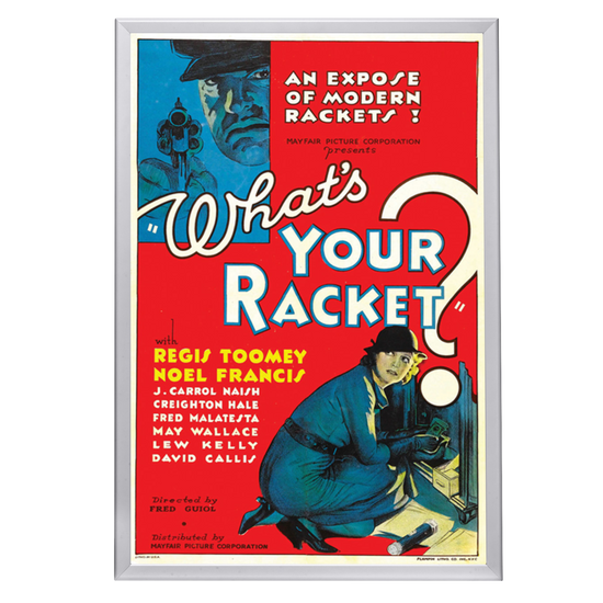 "What's Your Racket?" (1934) Framed Movie Poster