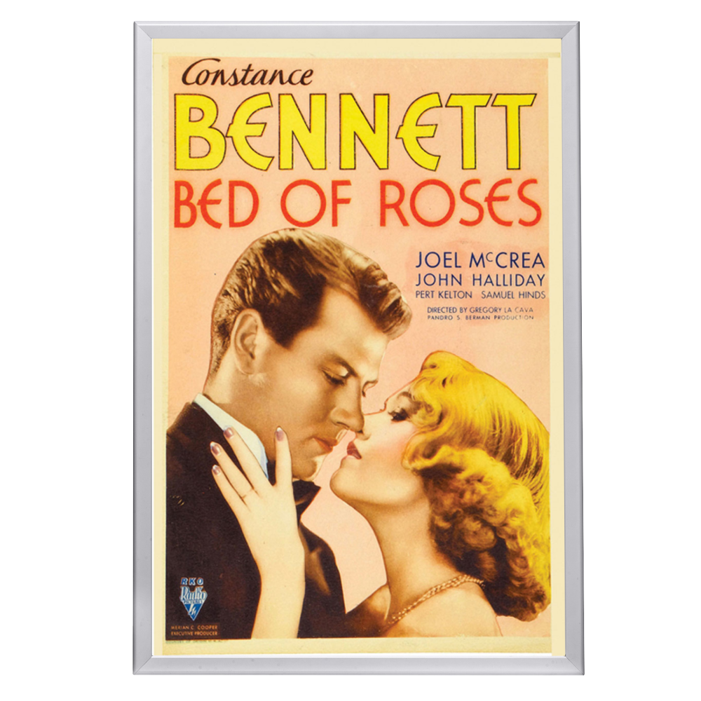 "Bed Of Roses" (1933) Framed Movie Poster