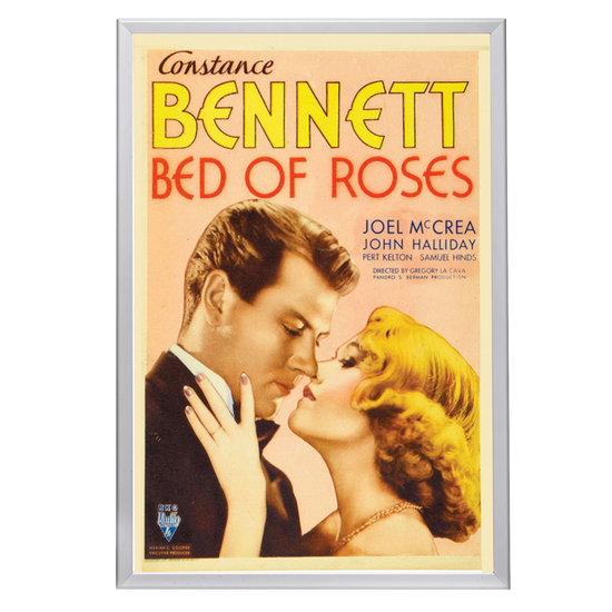 "Bed Of Roses" (1933) Framed Movie Poster