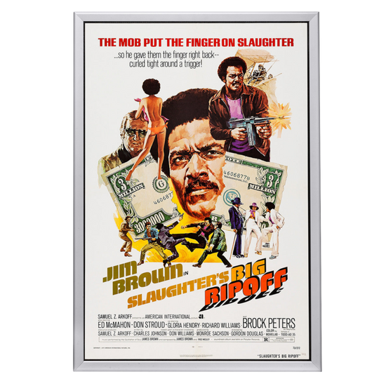 "Slaughter's Big Rip-Off" (1973) Framed Movie Poster