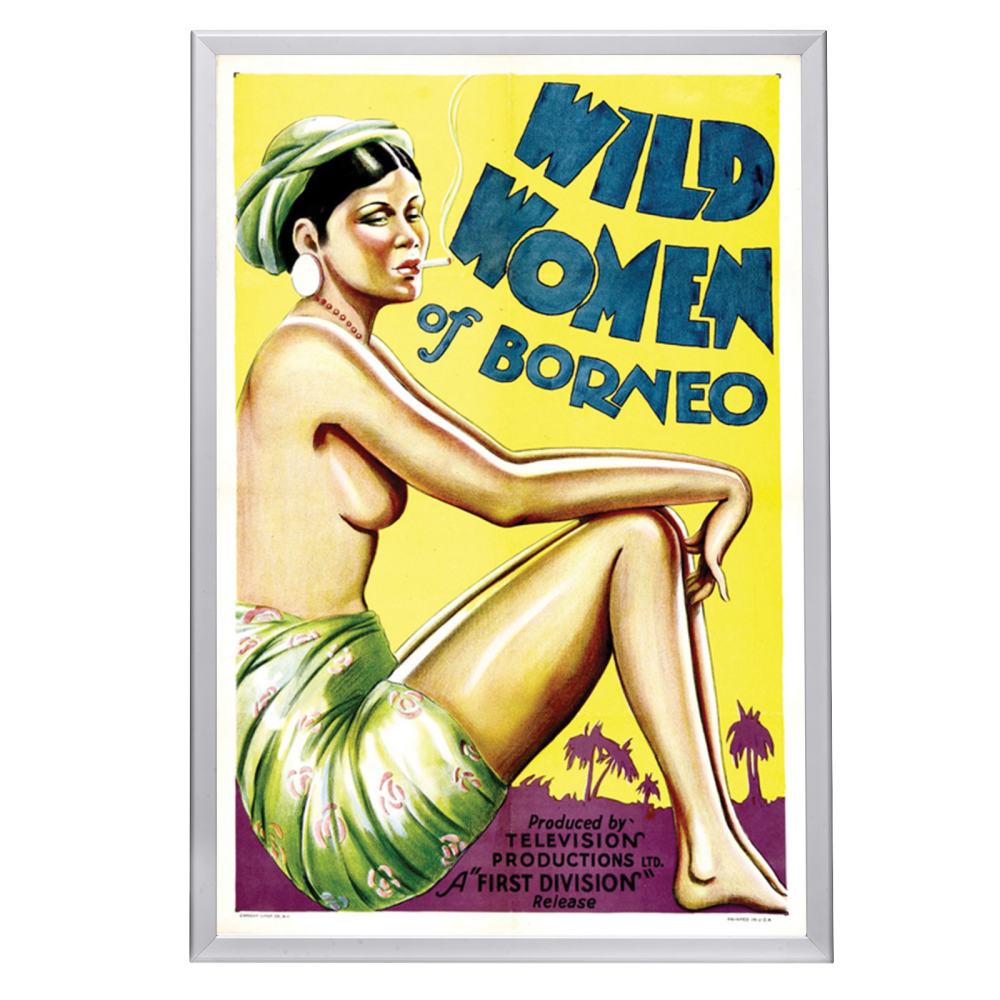 "Wild Women Of Borneo" (1931) Framed Movie Poster