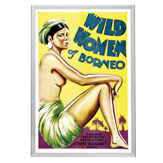 "Wild Women Of Borneo" (1931) Framed Movie Poster