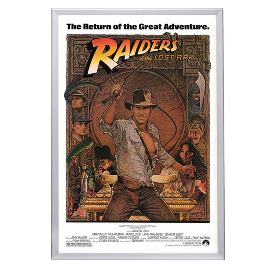 "Raiders of the Lost Ark" (1981) Framed Movie Poster