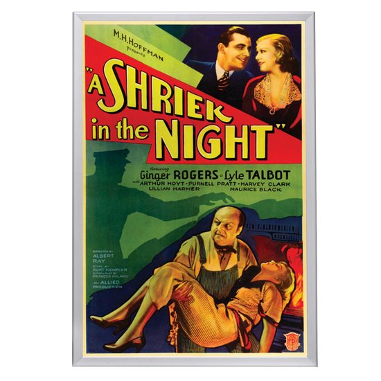 "Shriek In The Night" (1933) Framed Movie Poster