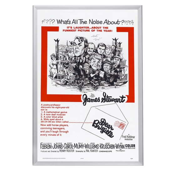 "Dear Brigitte" (1965) Framed Movie Poster