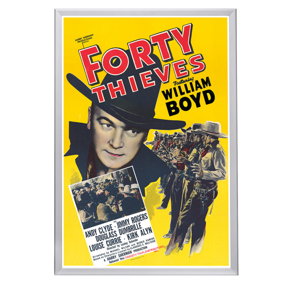 "Forty Thieves" (1944) Framed Movie Poster