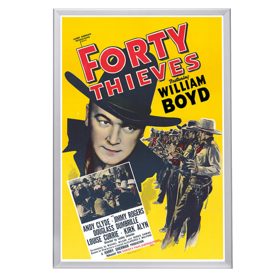 "Forty Thieves" (1944) Framed Movie Poster