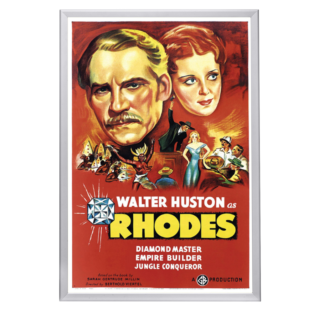 "Rhodes Of Africa" (1936) Framed Movie Poster