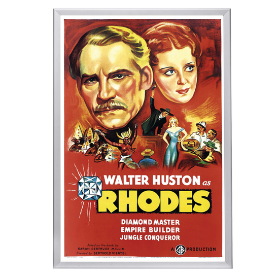 "Rhodes Of Africa" (1936) Framed Movie Poster