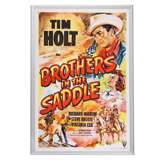 "Brothers In The Saddle" (1949) Framed Movie Poster