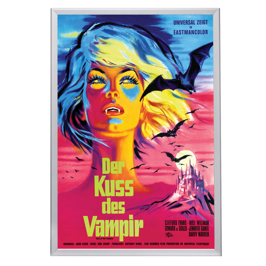"Kiss Of The Vampire" (1963) Framed Movie Poster