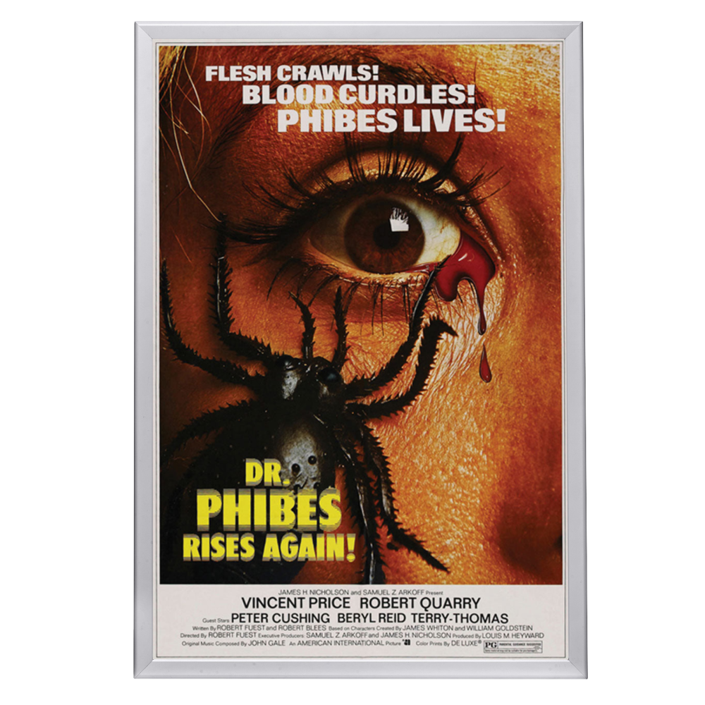 "Dr. Phibes Rises Again" (1972) Framed Movie Poster