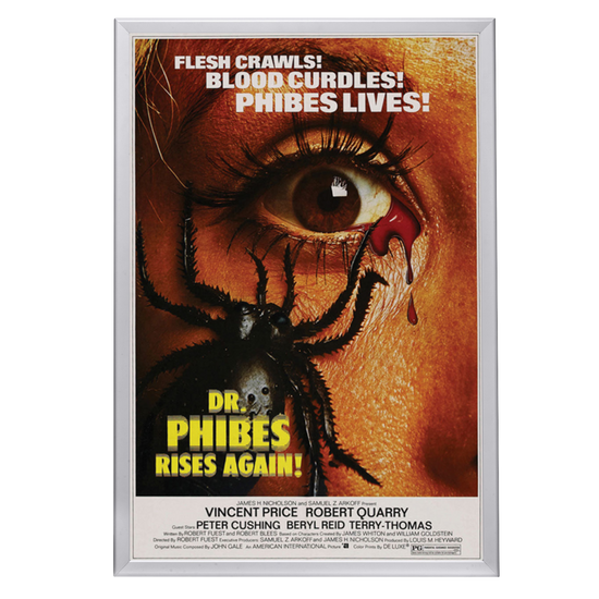 "Dr. Phibes Rises Again" (1972) Framed Movie Poster