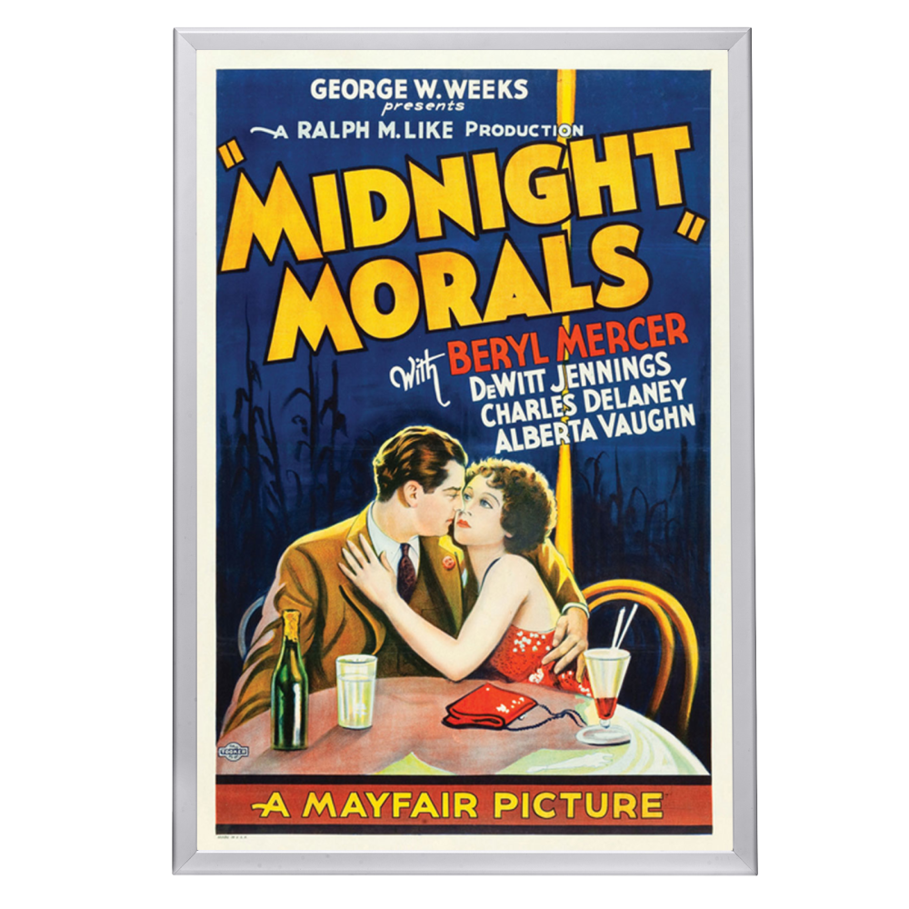 "Midnight Morals" (1932) Framed Movie Poster