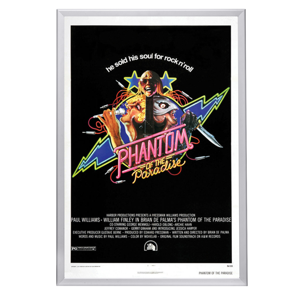 "Phantom Of The Paradise" (1974) Framed Movie Poster