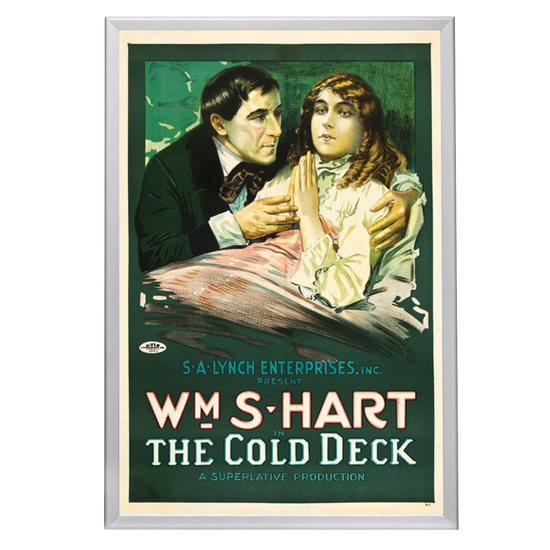 "Cold Deck" (1917) Framed Movie Poster