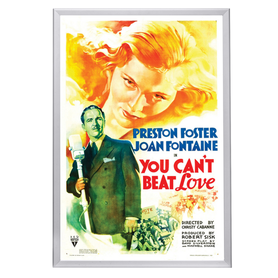 "You Can't Beat Love" (1937) Framed Movie Poster