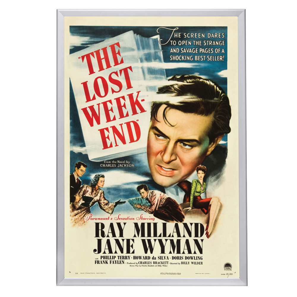 "Lost Weekend" (1945) Framed Movie Poster