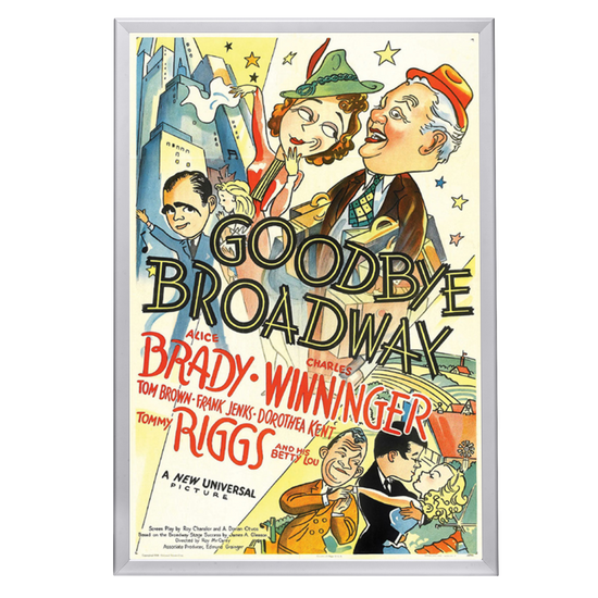 "Goodbye Broadway" (1938) Framed Movie Poster