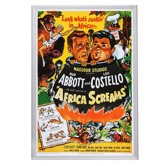 "Africa Screams" (1949) Framed Movie Poster