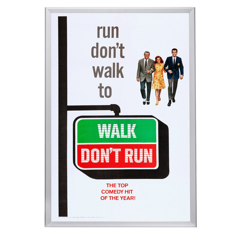 "Walk Don't Run" (1966) Framed Movie Poster