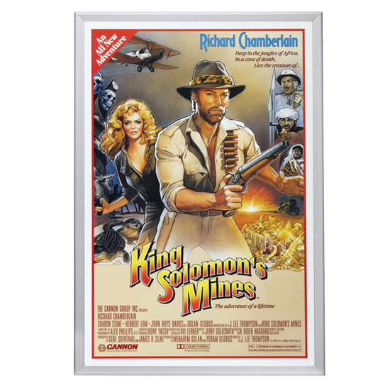 "King Solomon's Mines" (1985) Framed Movie Poster