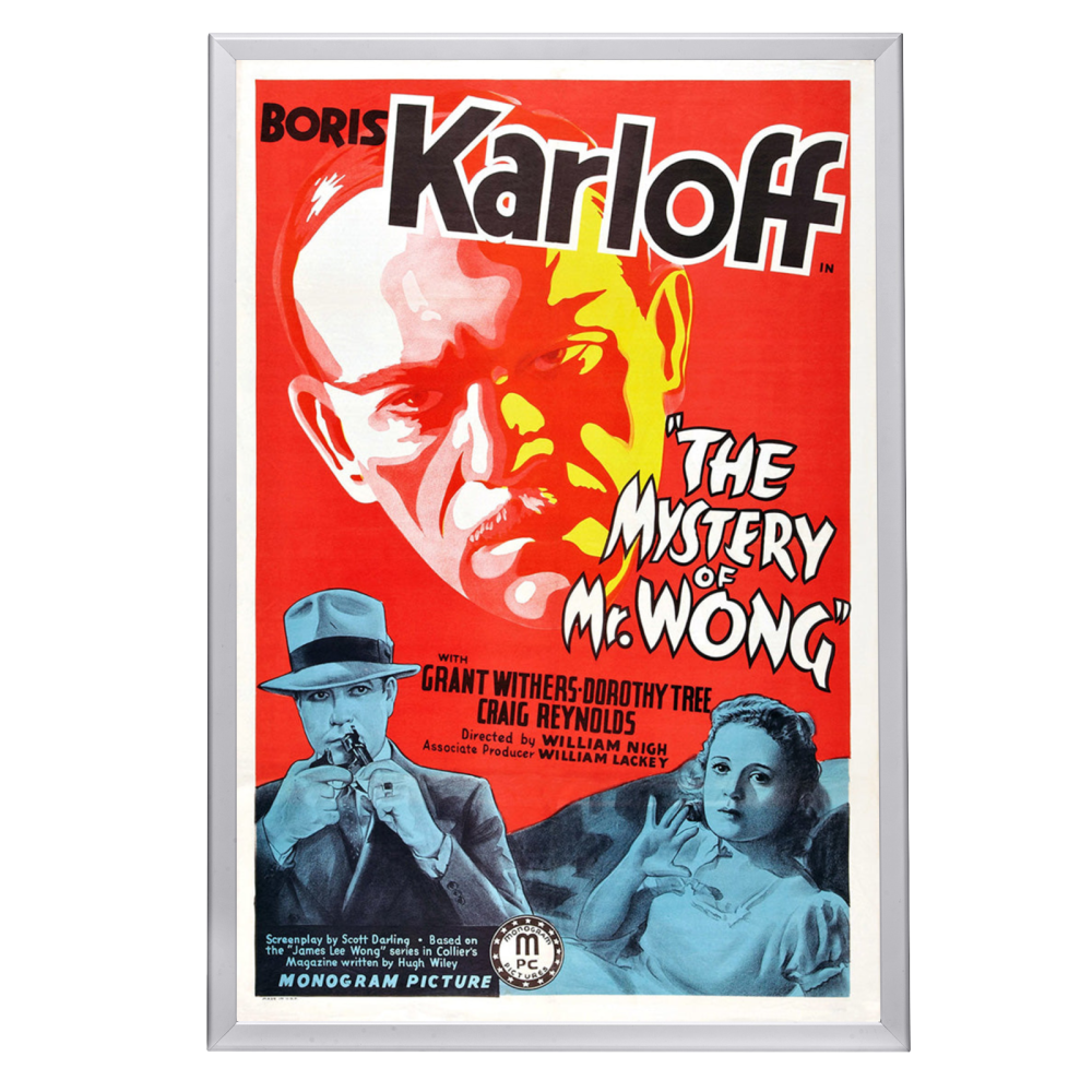 "Mystery Of Mr. Wong" (1939) Framed Movie Poster