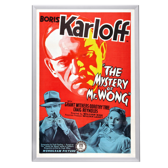 "Mystery Of Mr. Wong" (1939) Framed Movie Poster