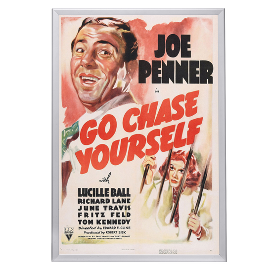 "Go Chase Yourself" (1938) Framed Movie Poster