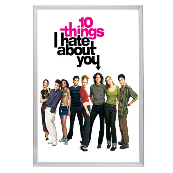 "10 Things I Hate About You" (1999) Framed Movie Poster