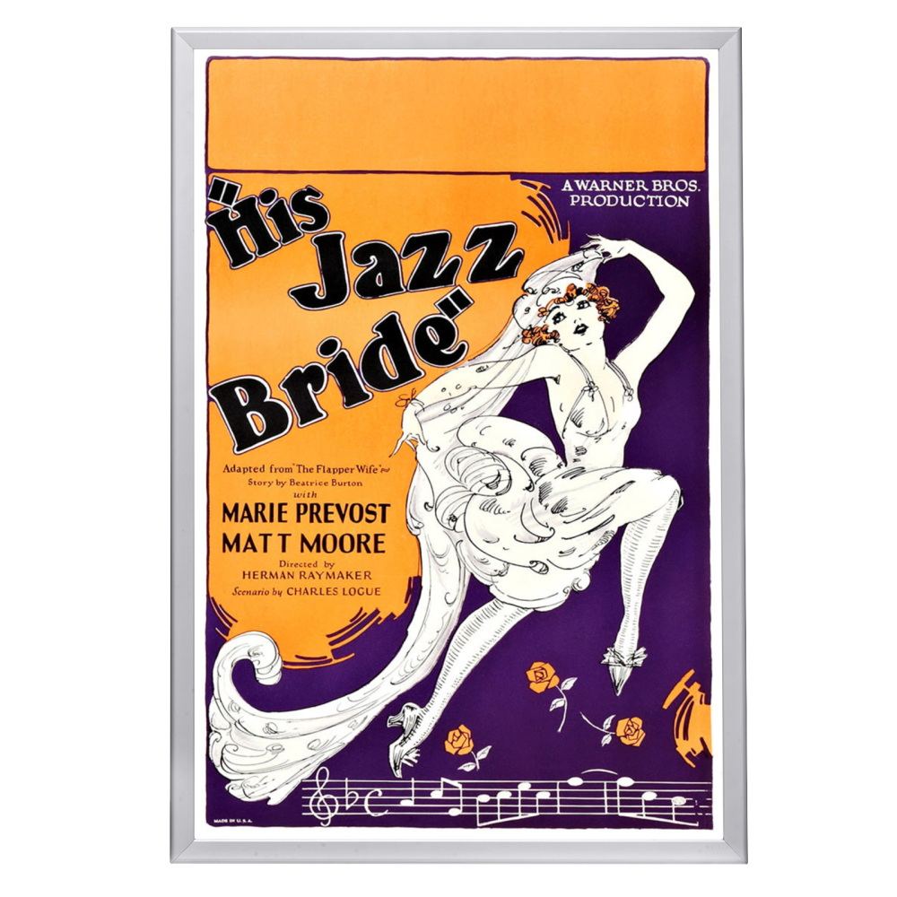 "His Jazz Bride" (1926) Framed Movie Poster