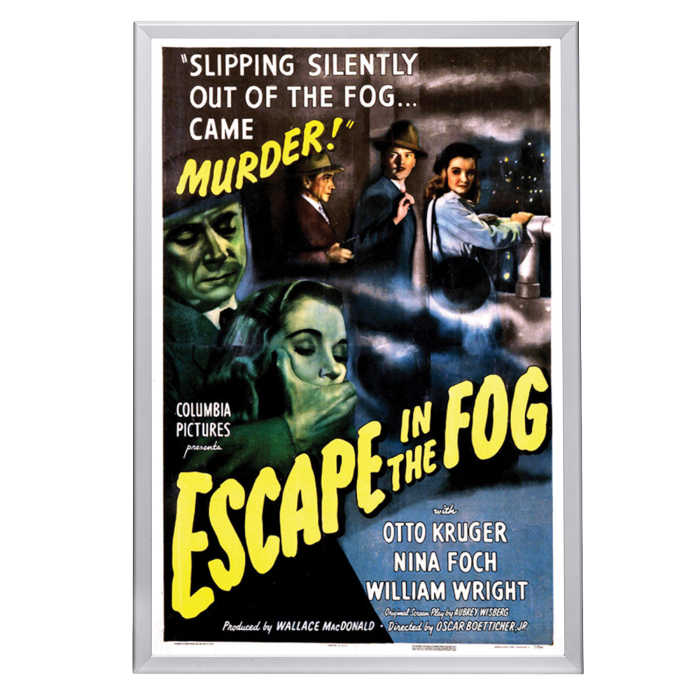 "Escape In The Fog" (1945) Framed Movie Poster