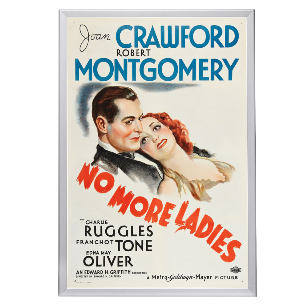 "No More Ladies" (1935) Framed Movie Poster