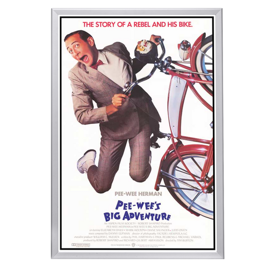 "Pee Wee's Big Adventure" (1985) Framed Movie Poster