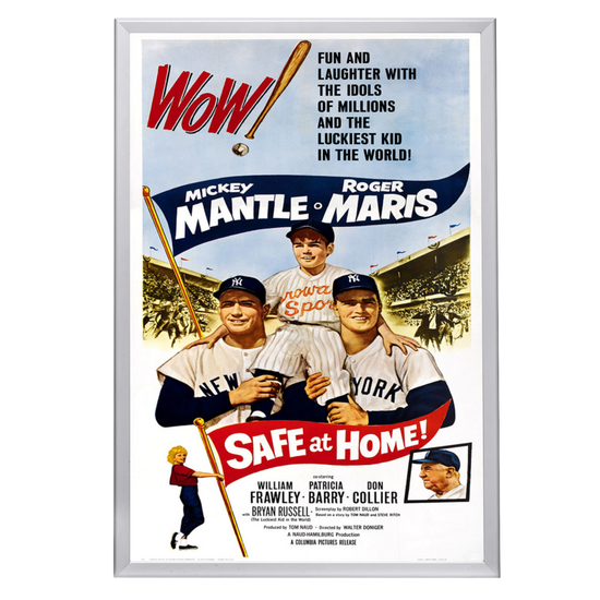 "Safe At Home!" (1962) Framed Movie Poster