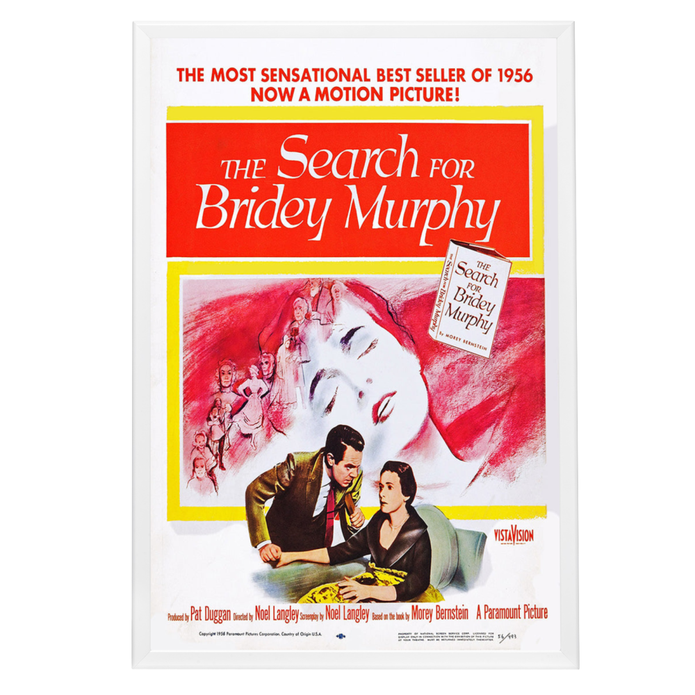 "Search For Bridey Murphy" (1956) Framed Movie Poster