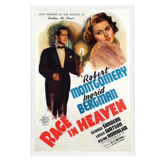 "Rage In Heaven" (1941) Framed Movie Poster