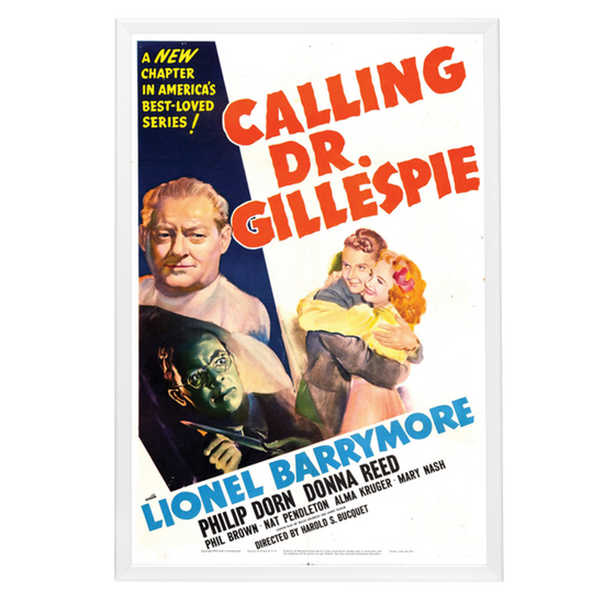 "Calling Dr. Gillespie" (1942) Framed Movie Poster