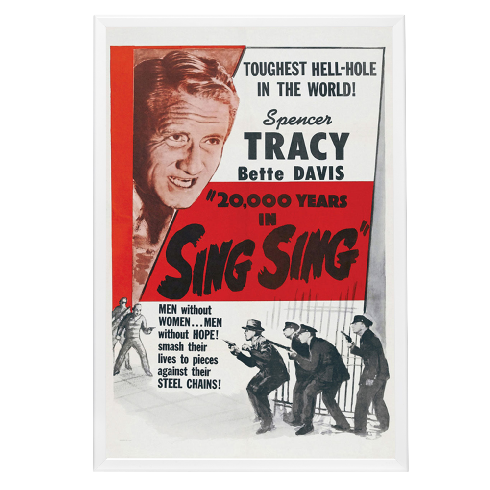 "20,000 Years In Sing Sing" (1932) Framed Movie Poster