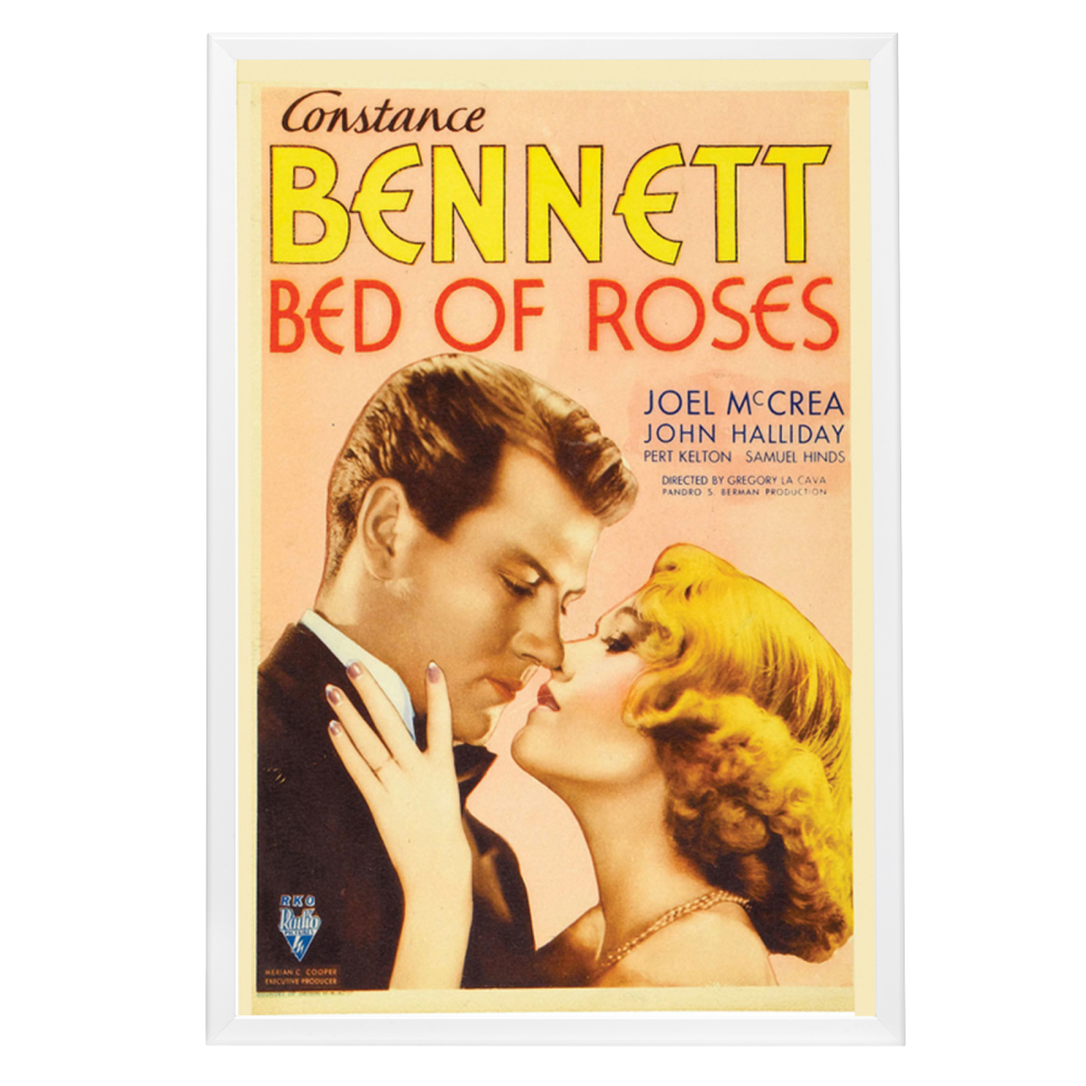 "Bed Of Roses" (1933) Framed Movie Poster