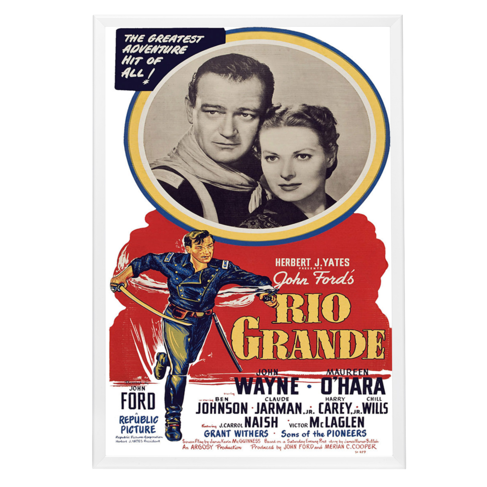 "Rio Grande" (1950) Framed Movie Poster