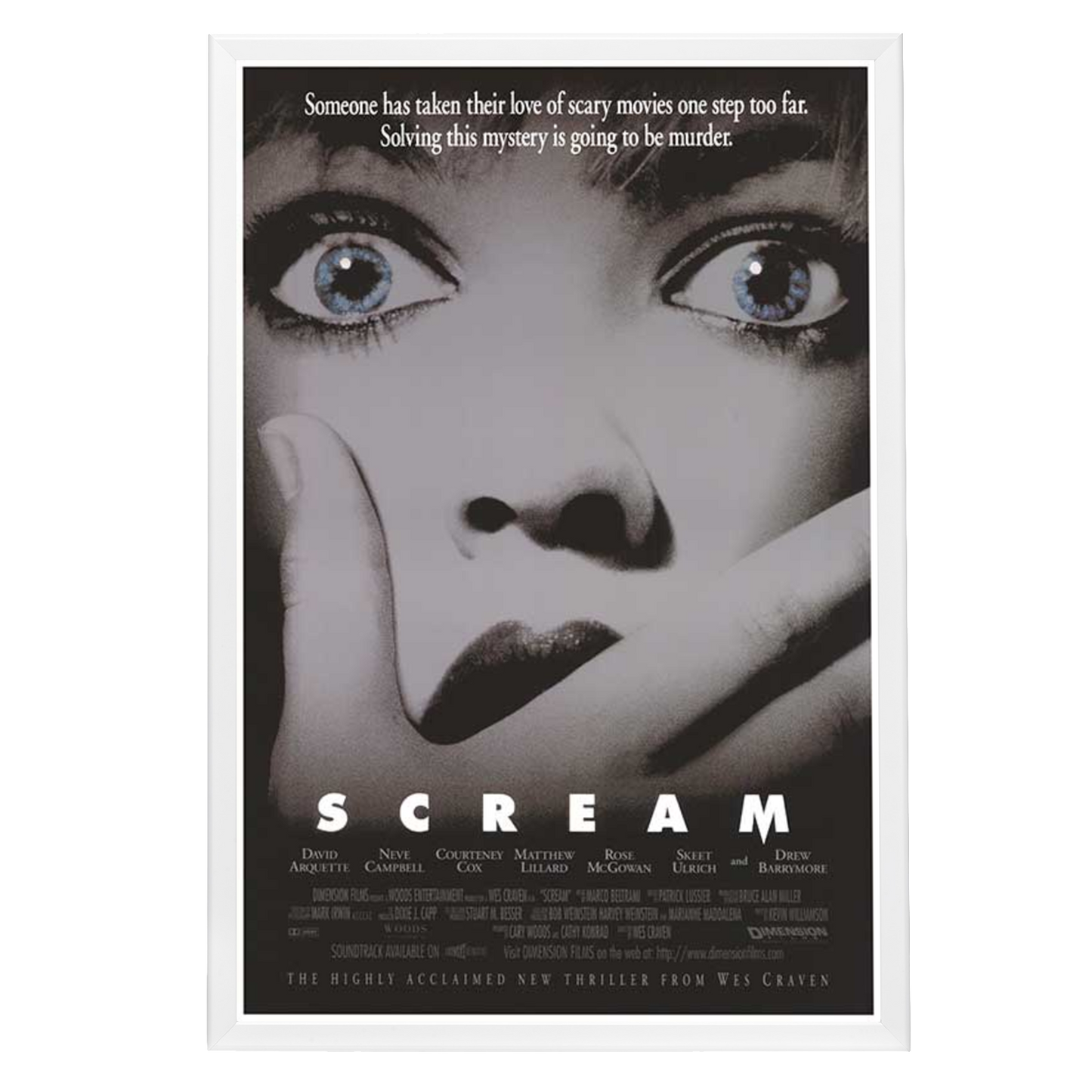 "Scream" (1996) Framed Movie Poster