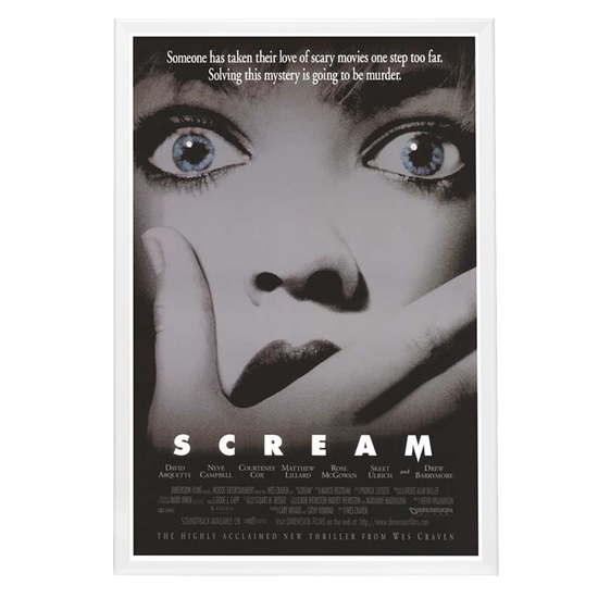 "Scream" (1996) Framed Movie Poster
