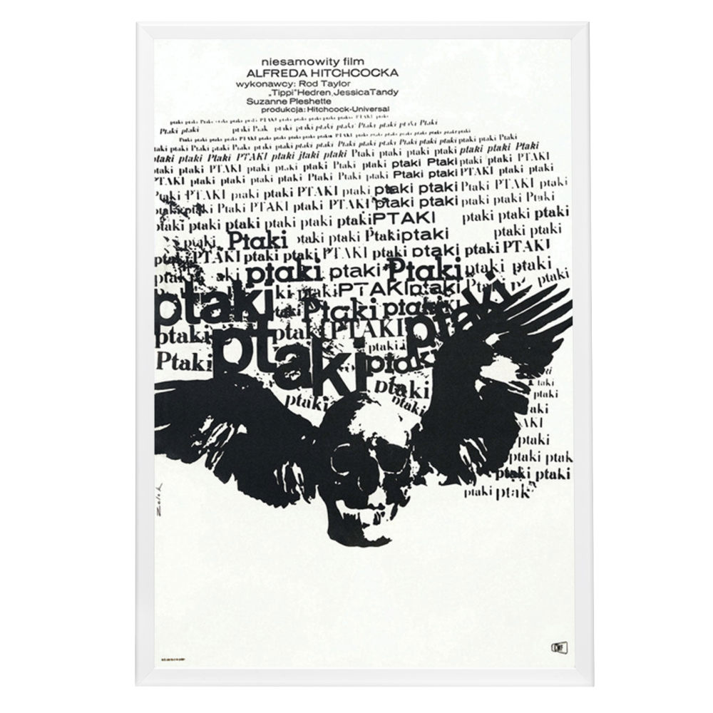 "Birds" (1963) Framed Movie Poster