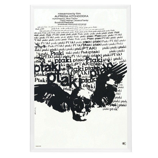 "Birds" (1963) Framed Movie Poster