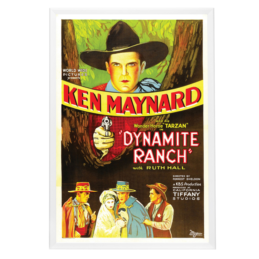 "Dynamite Ranch" (1932) Framed Movie Poster