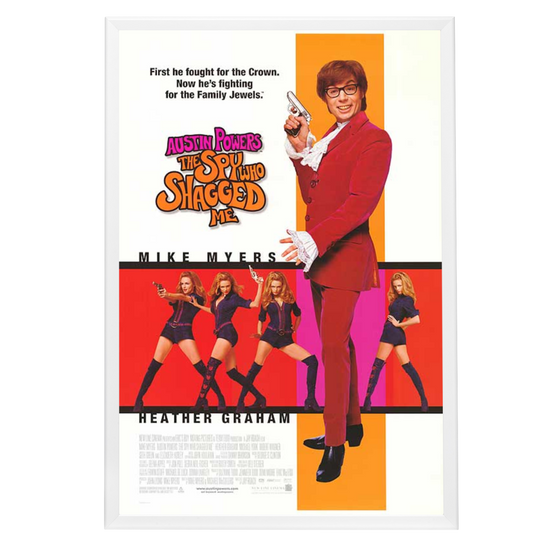 "Austin Powers: The Spy Who Shagged Me" (1999) Framed Movie Poster