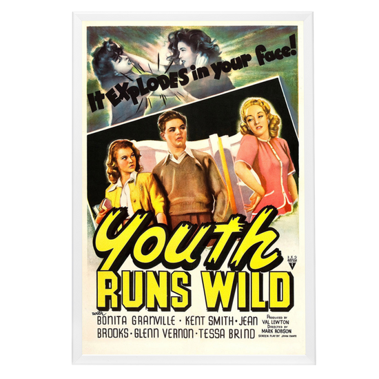 "Youth Runs Wild" (1944) Framed Movie Poster