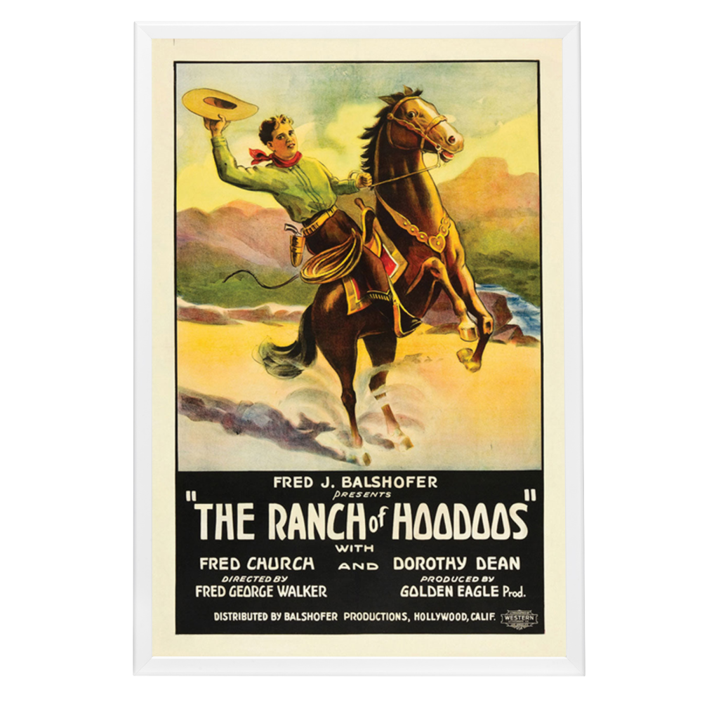 "Ranch Of Hoodoos" (1926) Framed Movie Poster