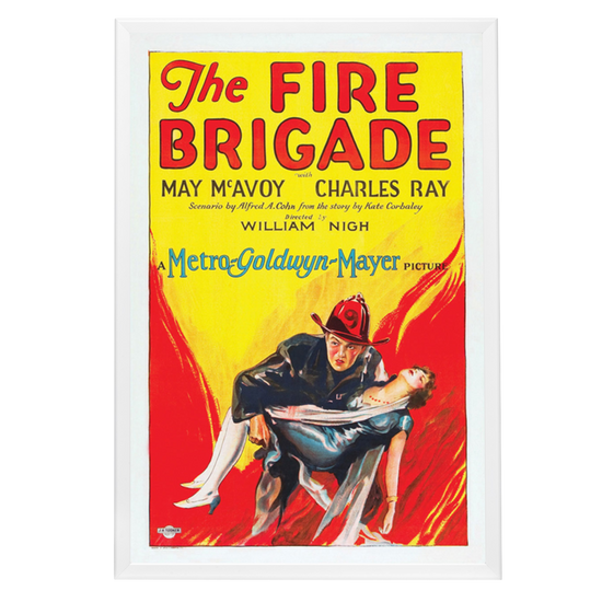 Load image into Gallery viewer, &amp;quot;Fire Brigade&amp;quot; (1926) Framed Movie Poster
